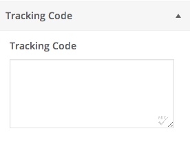 Tracking code