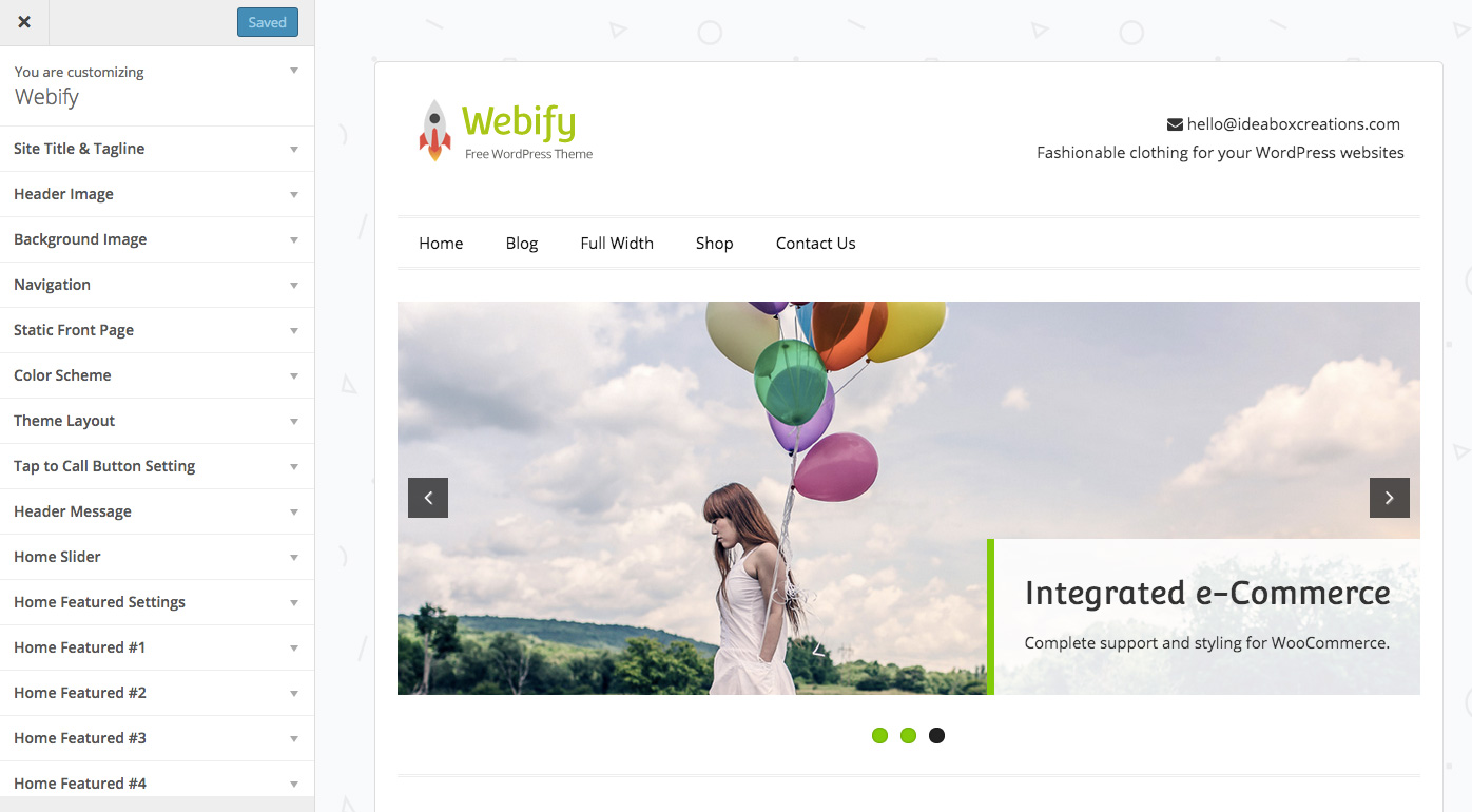 webify-customizer